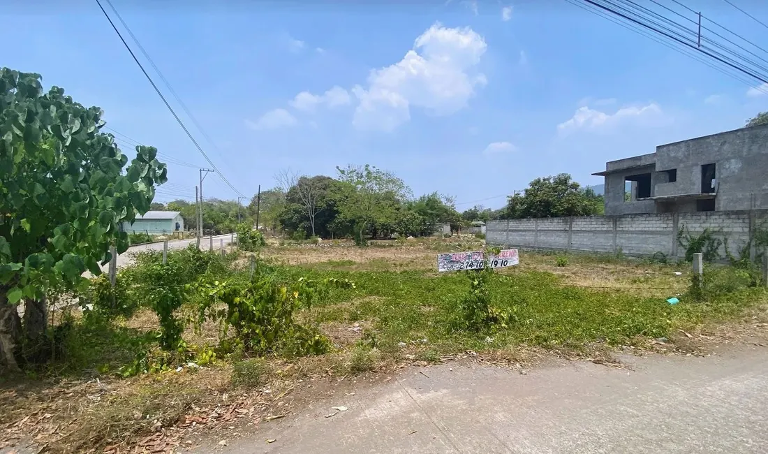 Vista aérea del terreno en San Miguel Soyaltepec